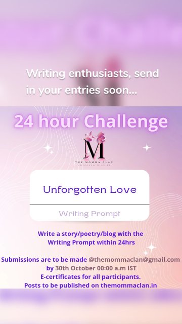 Writing enthusiasts, send in your entries soon...