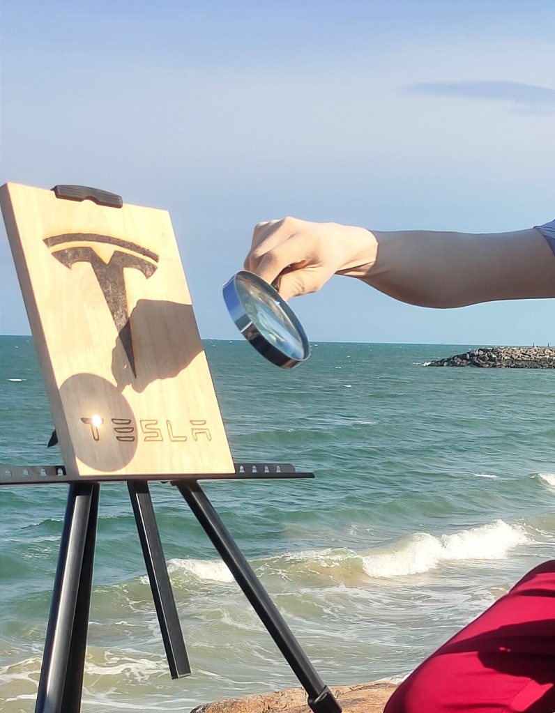 Painting by the beach