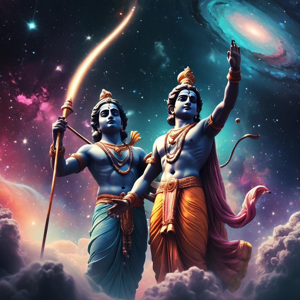 THE DIVINE CONVERGENCE: LORD RAMA AND LORD KRISHNA IN THE MULTIVERSE